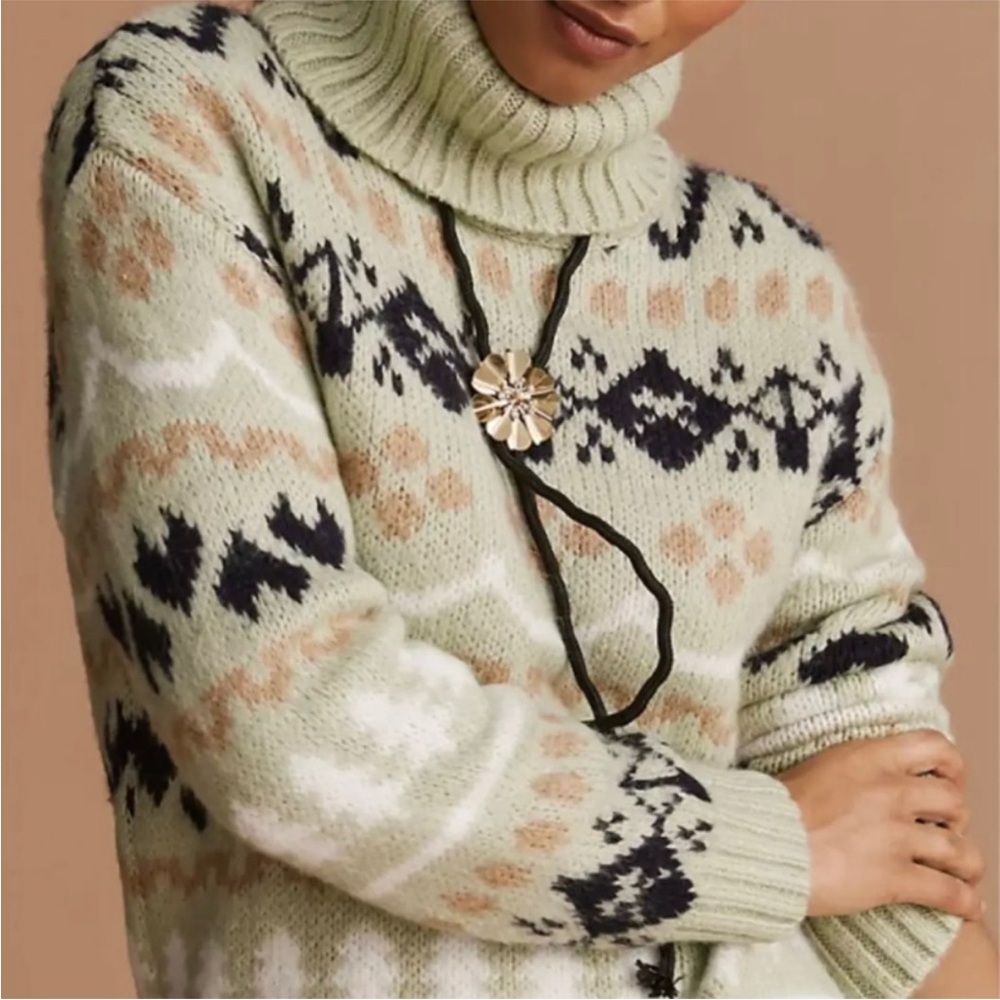 Anthropologie Fair Isle Sweater